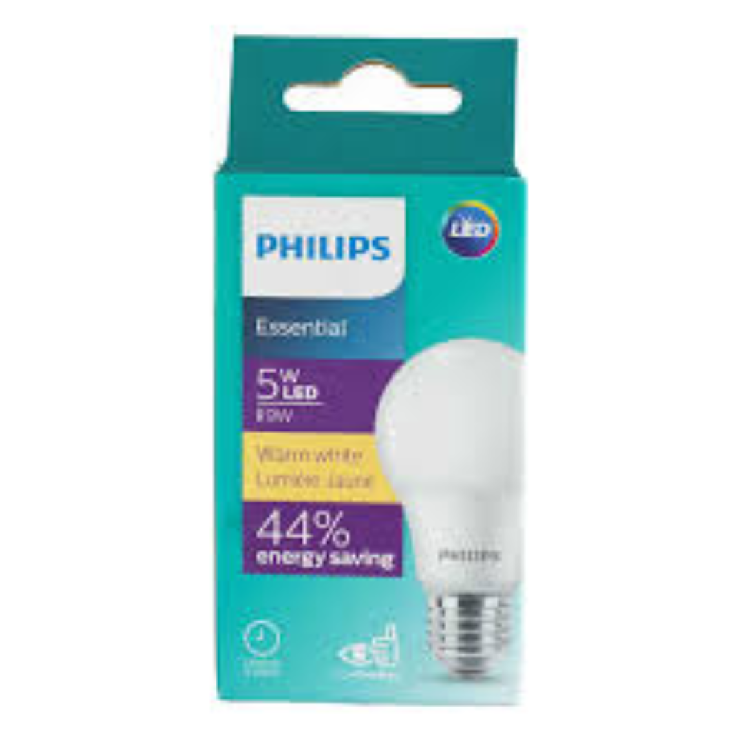 PHILIPS ESSENTIAL G3 LED BULB 5W E27 WW